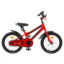 Велосипед 16" Graffiti Deft, цвет красный/чёрный 5267468